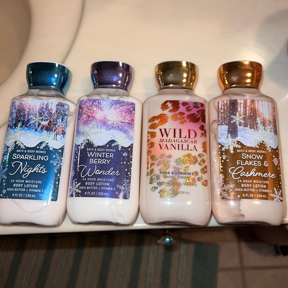 Bath and body works lotions